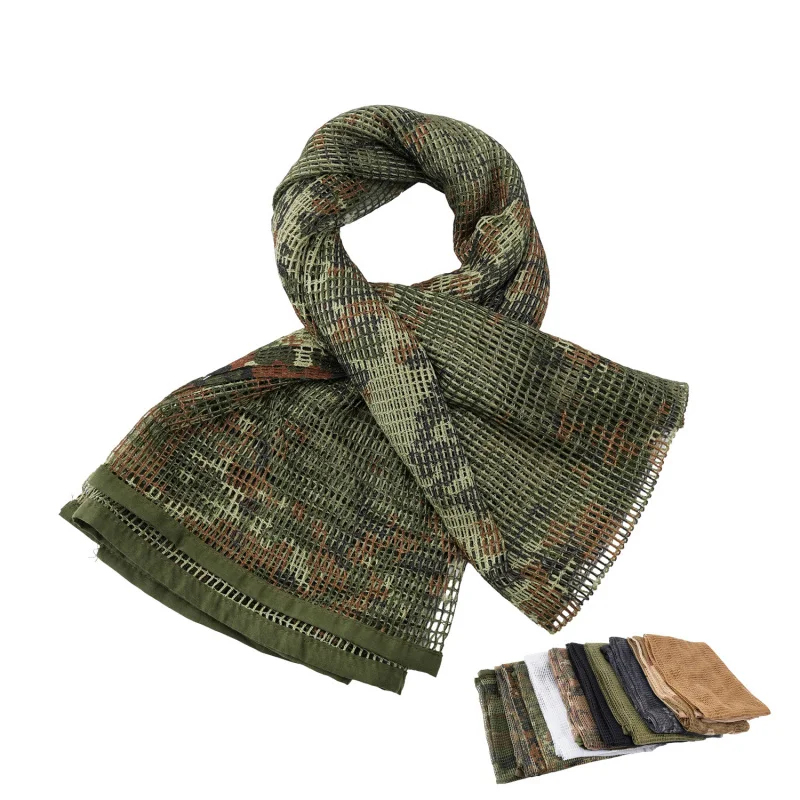 タクティカルネットメッシュフェイスヘッドラップスカーフ、通気 - Camo Face Paint のレビューと価格