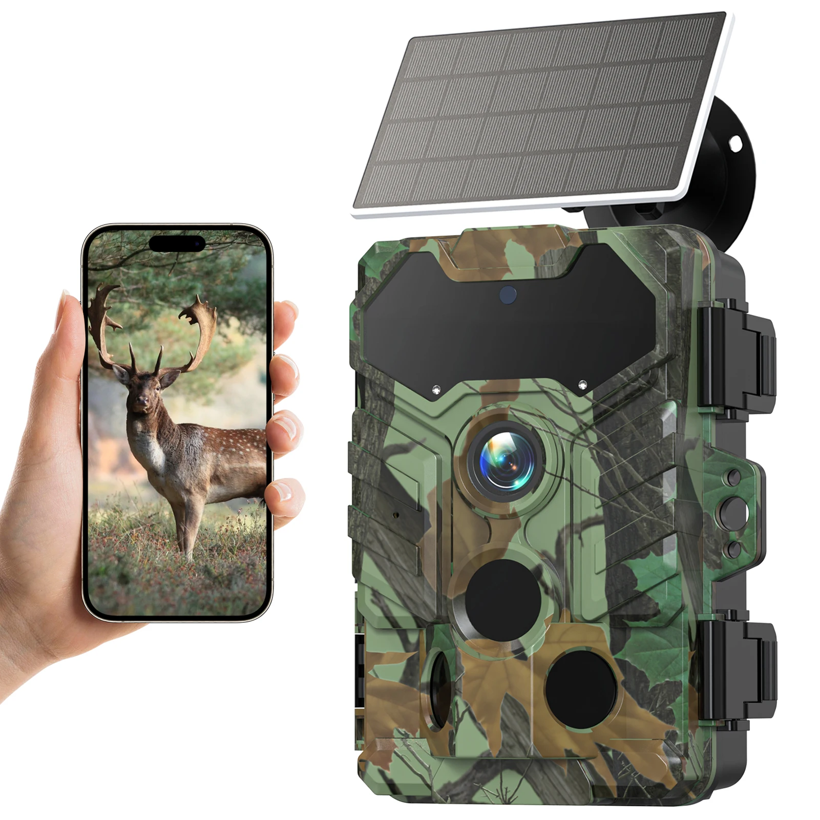ソーラーカメラ屋外ワイヤレストレイルカメラ 32MP 赤外線 - Trail Camera Infrared のレビューと価格