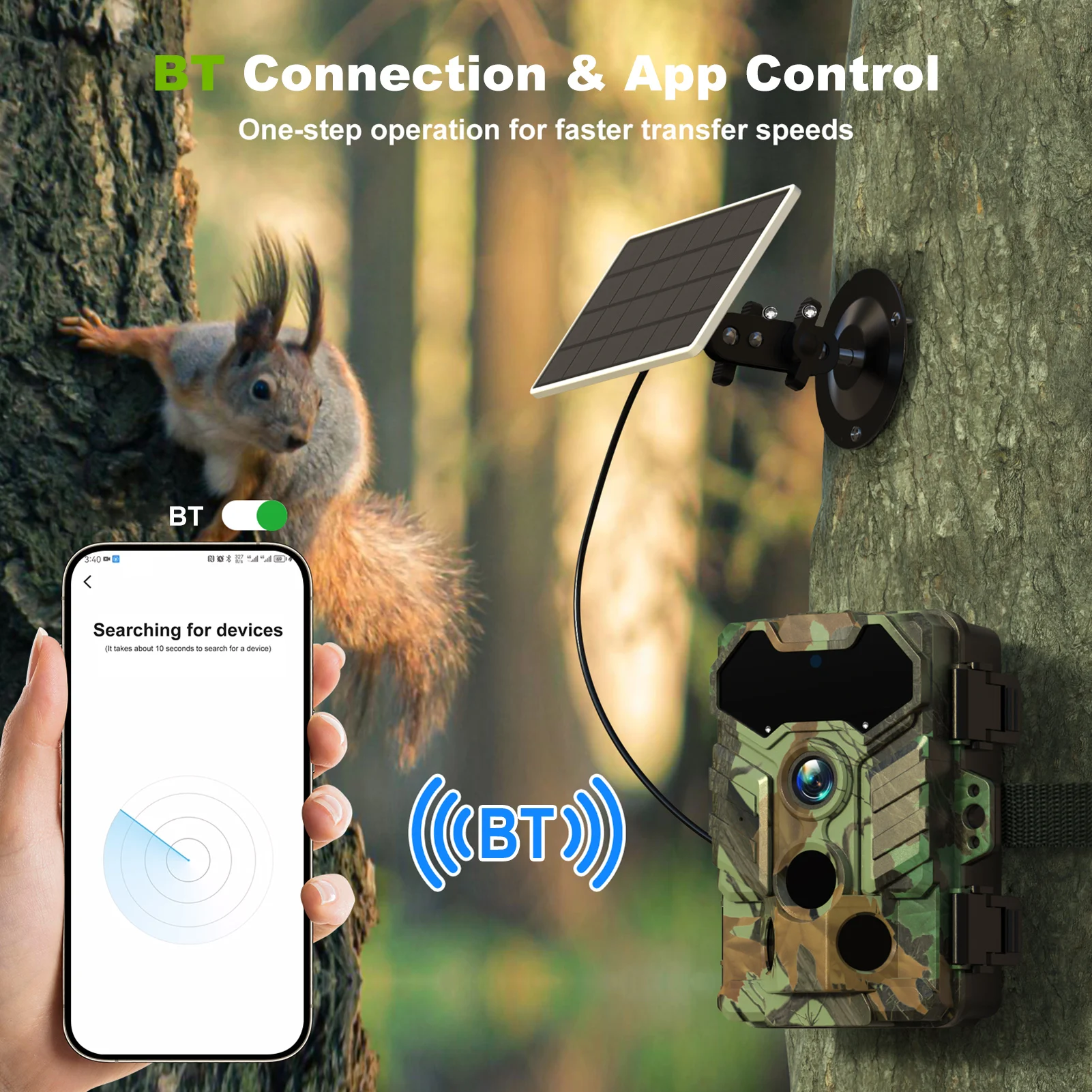 ソーラーカメラ屋外ワイヤレストレイルカメラ 32MP 赤外線 - Trail Camera Infrared のレビューと価格